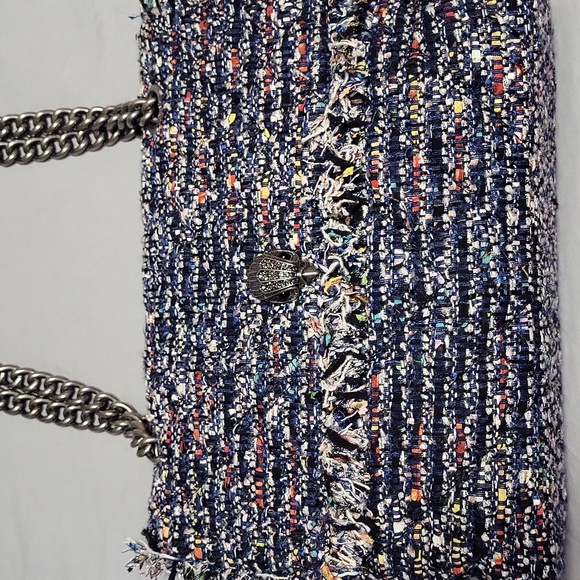 Kurt Geiger Multicolor Tweed Fringe Convertible Bag - Picture 5 of 14